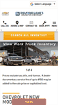 Mobile Screenshot of dwaynelanechevrolet.com